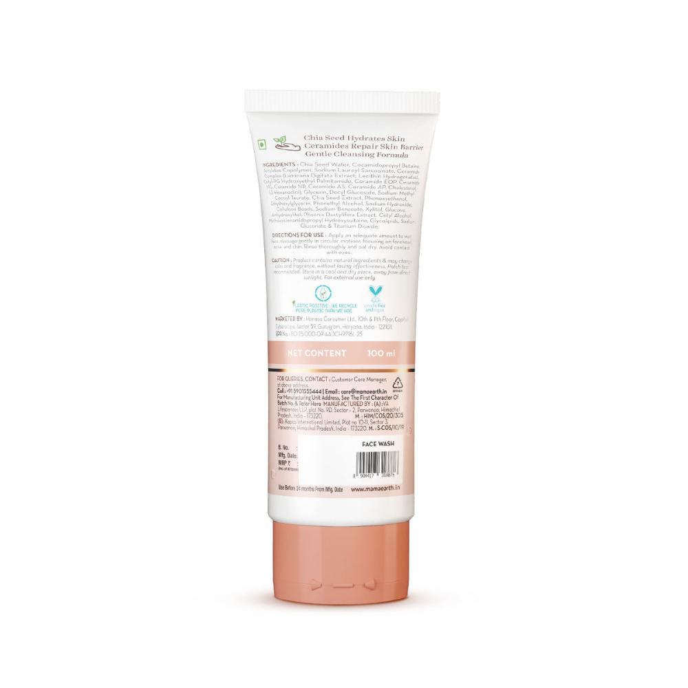 Chia Seed and Ceramides Oil-Free Face Wash for a Hydrated Glow