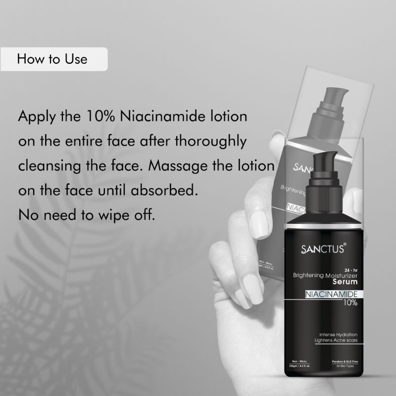 24-Hr Brightening 10% Niacinamide Moisturizer Serum Lotion