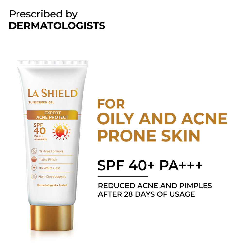 SPF 40 Mineral Sunscreen Gel Oil free Matte PA +++ For Acne Prone, Oily Skin