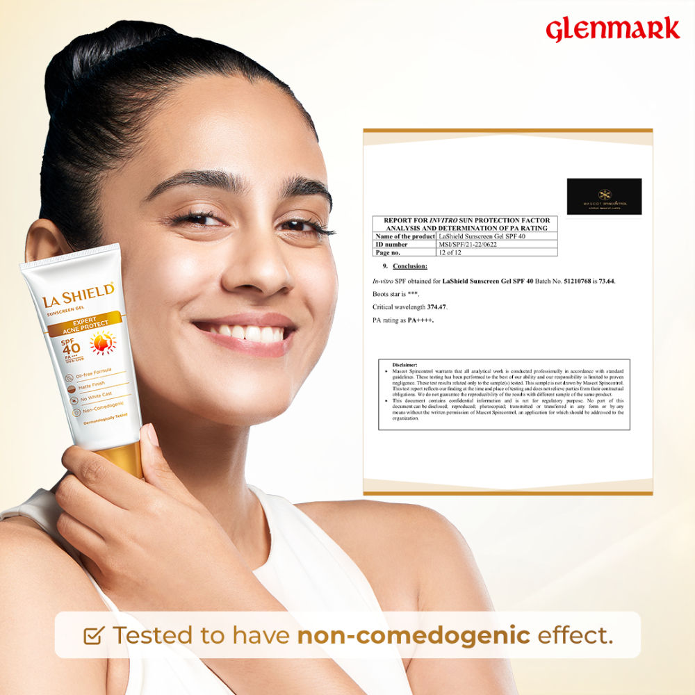 SPF 40 Mineral Sunscreen Gel Oil free Matte PA +++ For Acne Prone, Oily Skin