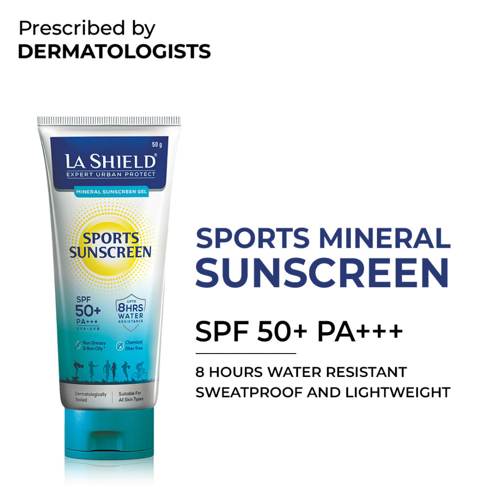 Sports Sunscreen SPF 50+ 100% Mineral 8 Hours Water resistant Sweatproof