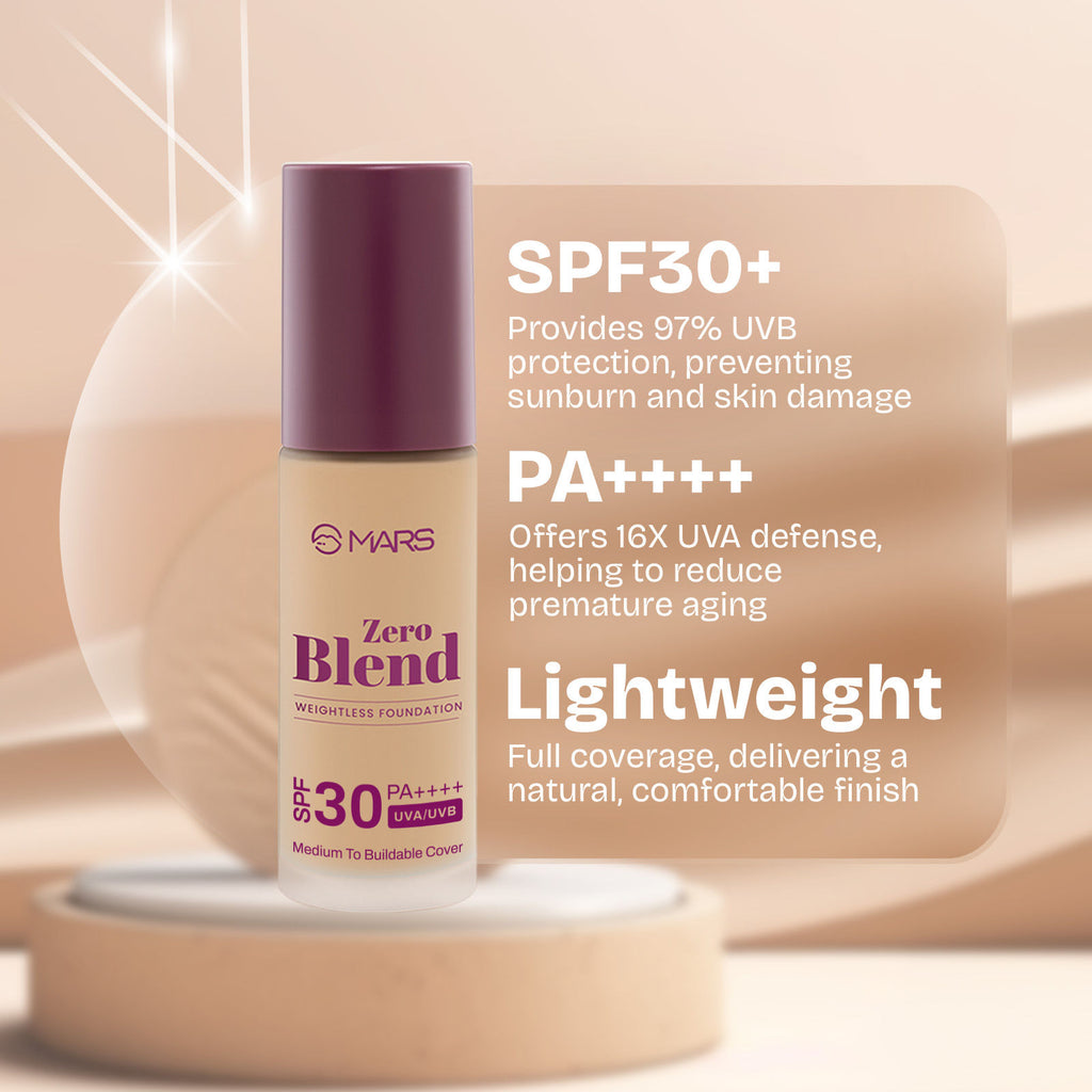SPF30 PA+++ Zero Blend Weightless Foundation
