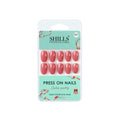 Reusable Oval Press On Nails - Peach