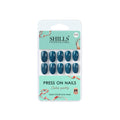 Reusable Oval Press On Nails - Turquoise