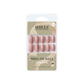 Reusable Square Press On Nails - Pink