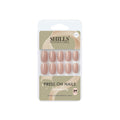 Reusable Square Press On Nails - Peach