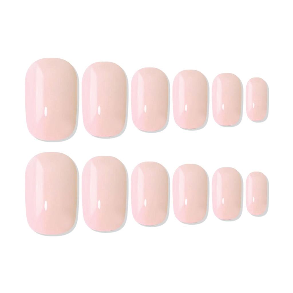 Reusable Square Press On Nails - Beige