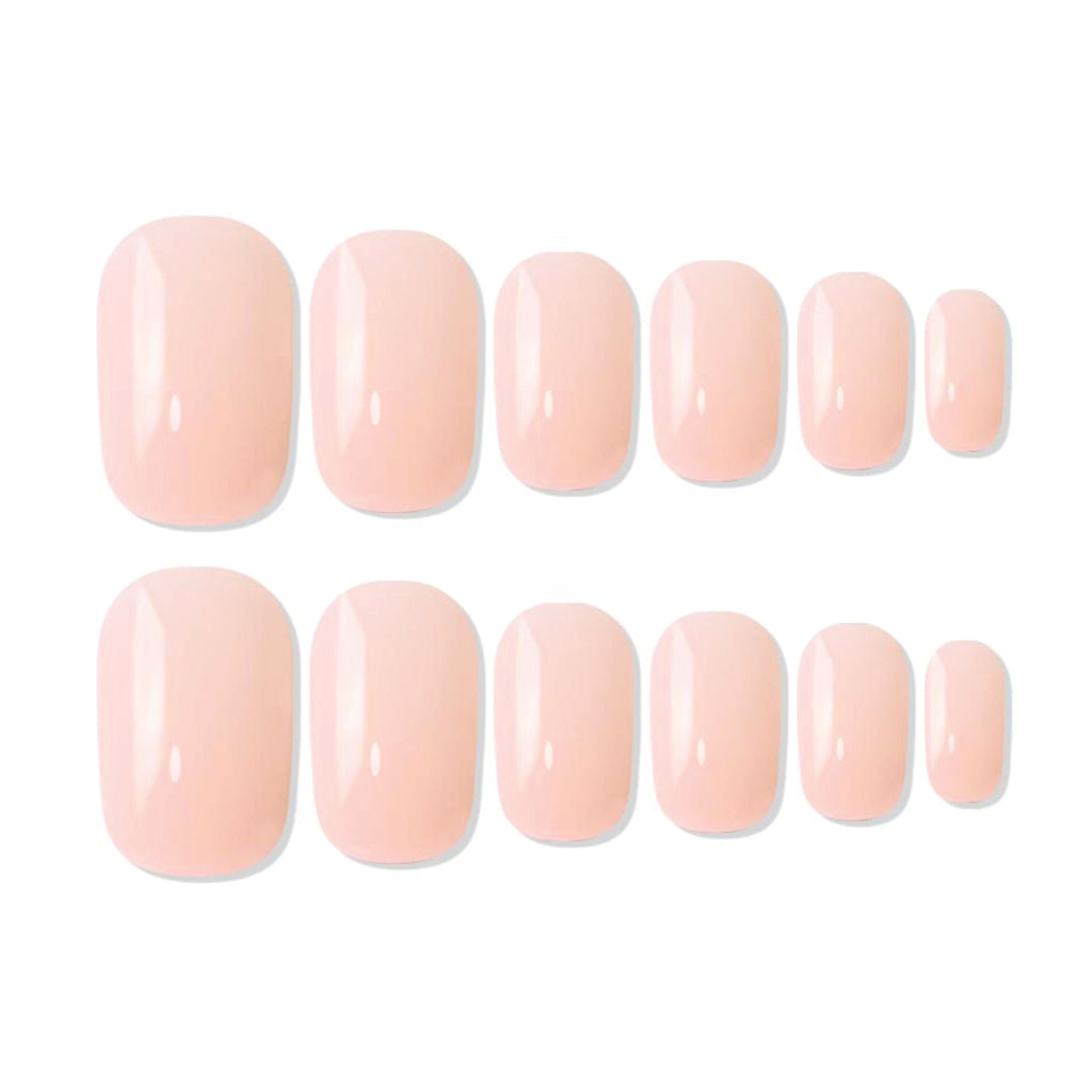 Reusable Square Press On Nails - Pink