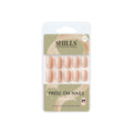 Reusable Square Press On Nails - Peach