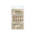 Reusable Square Press On Nails - Beige