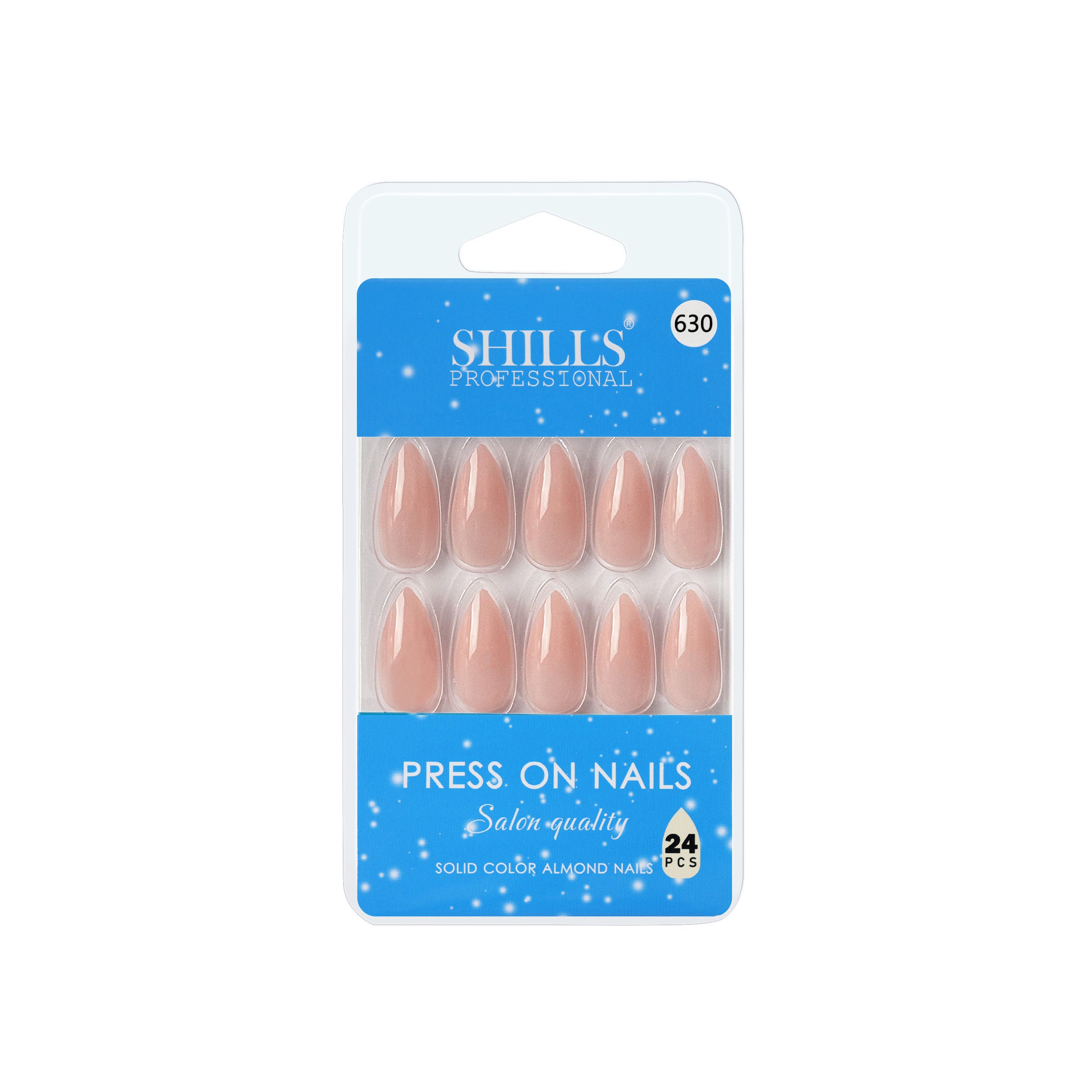 Reusable Almond Press On Nails - Beige