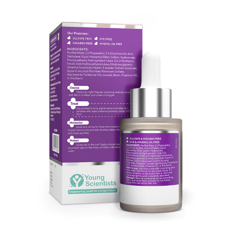 5% Vitamin C Daily Face Serum With Ferulic Acid & Multivitamin For Skin Illumination