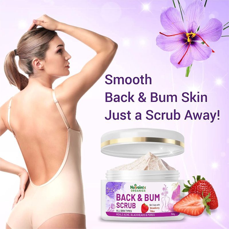 Organics Back & Bum Dark Spots Removal Scrub Reduce Acne Spot