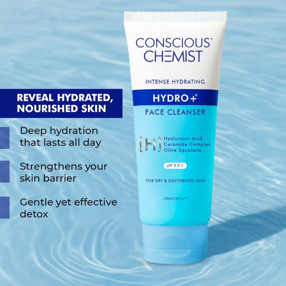 Gentle Hydrating Face Wash For Dry Skin with Hyaluronic Acid and Ceramides
