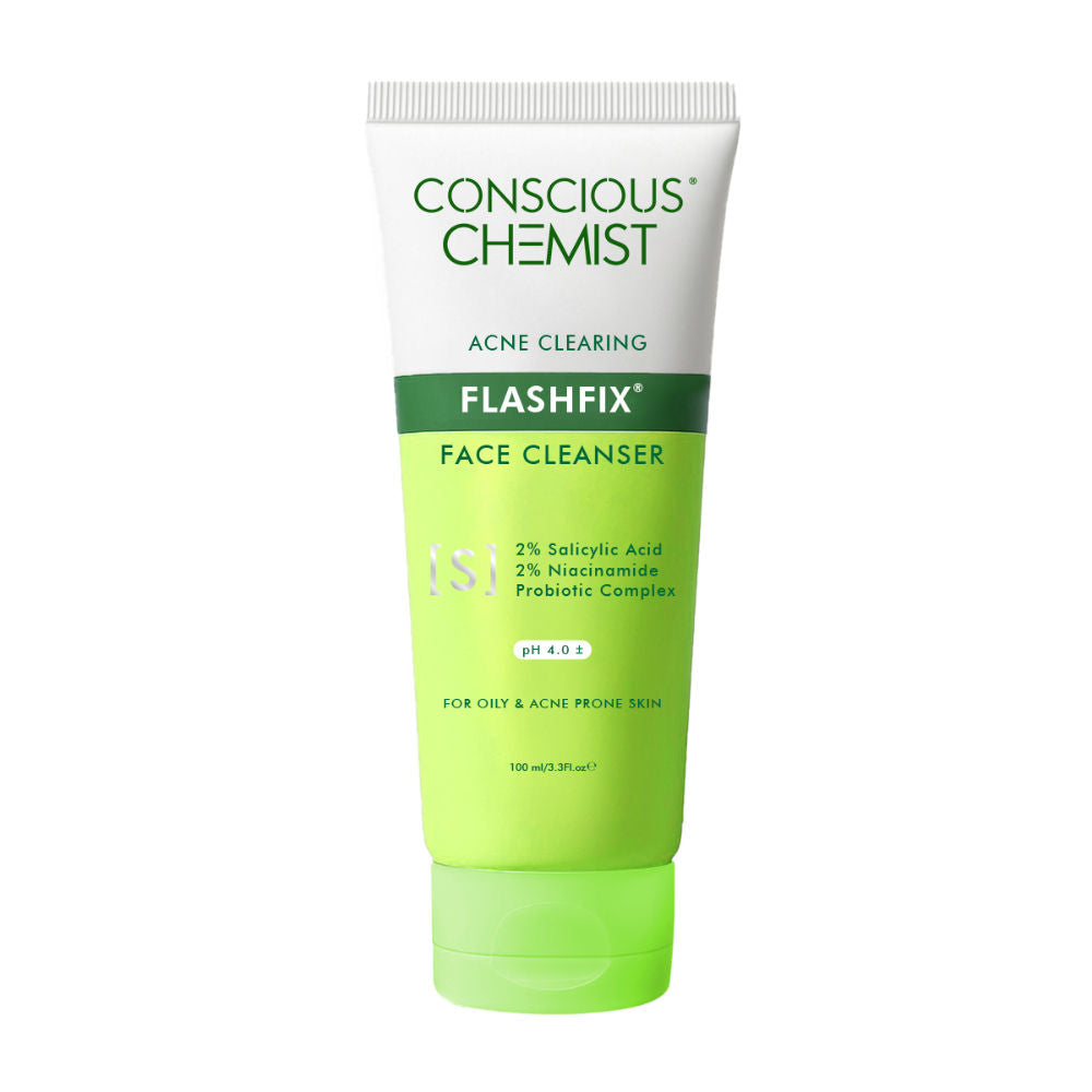 Salicylic Acid Face Wash For Oily Acne Prone Skin With Glycolic Acid &CICA Extract