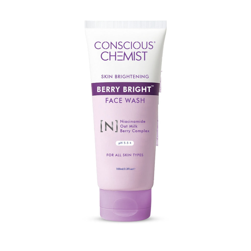 Berry Bright Soothing & Calming Face Cleanser with Niacinamide, Berry Extracts