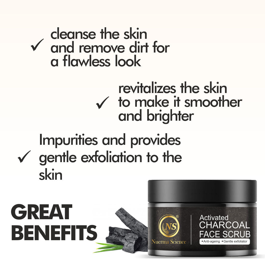 Activated Charcoal Face Scrub