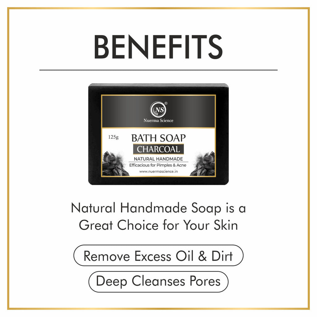 Natural Charcoal Handmade Soap