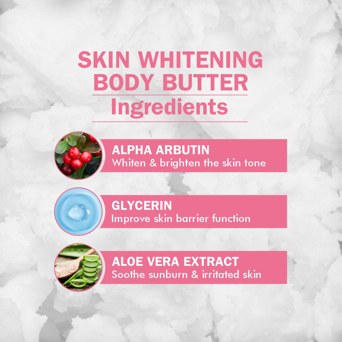 Skin Whitening Cold Body Butter Cream