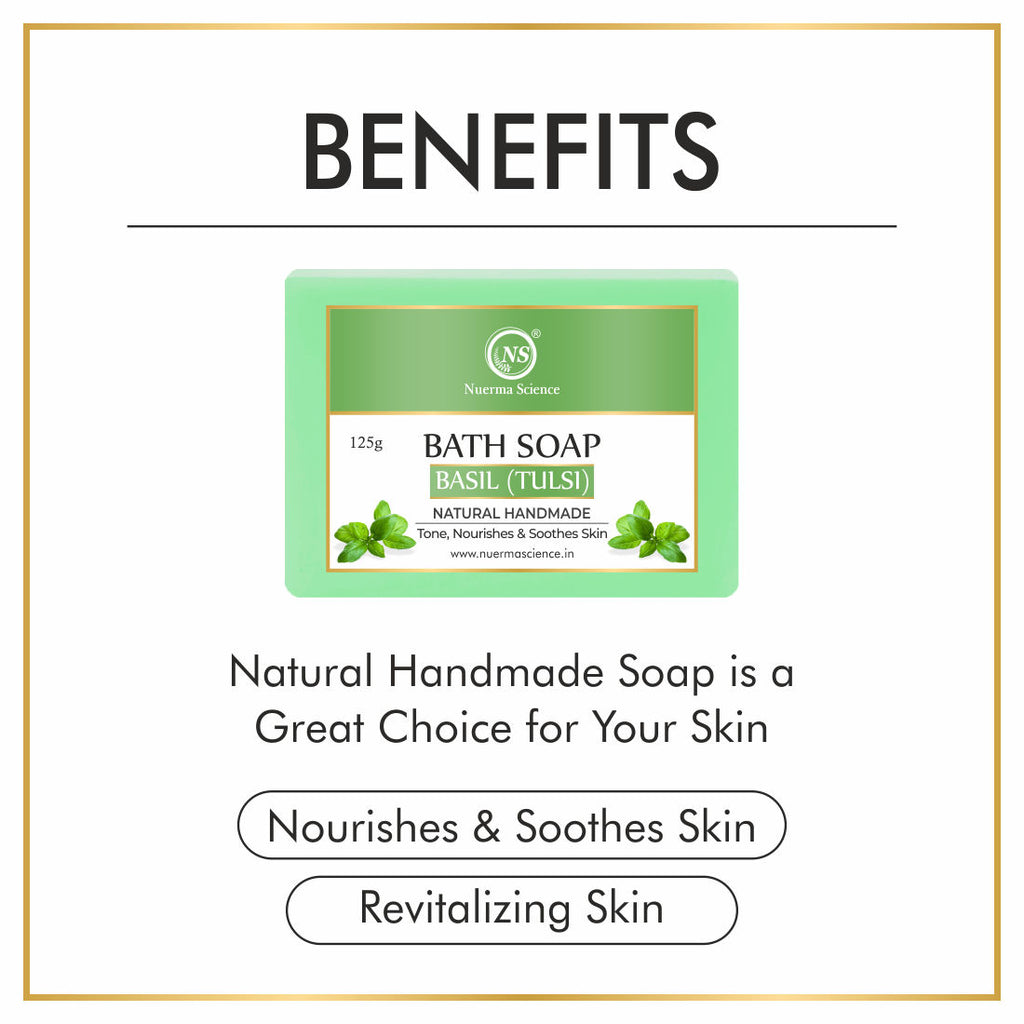 Natural Basil Handmade Soap