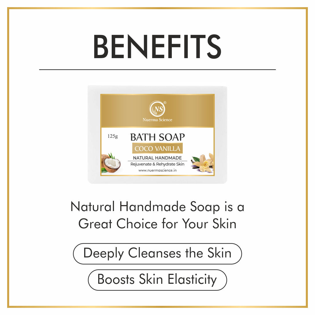 Natural Vanilla Handmade Soap