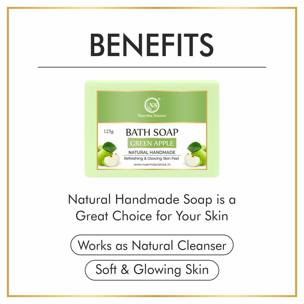 Natural Green Apple Handmade Soap