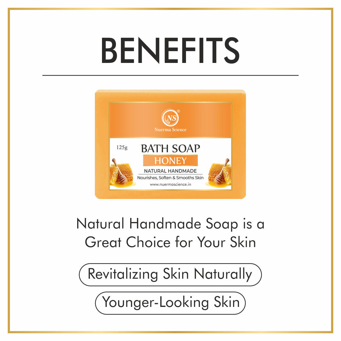 Natural Honey Handmade Bath Soap