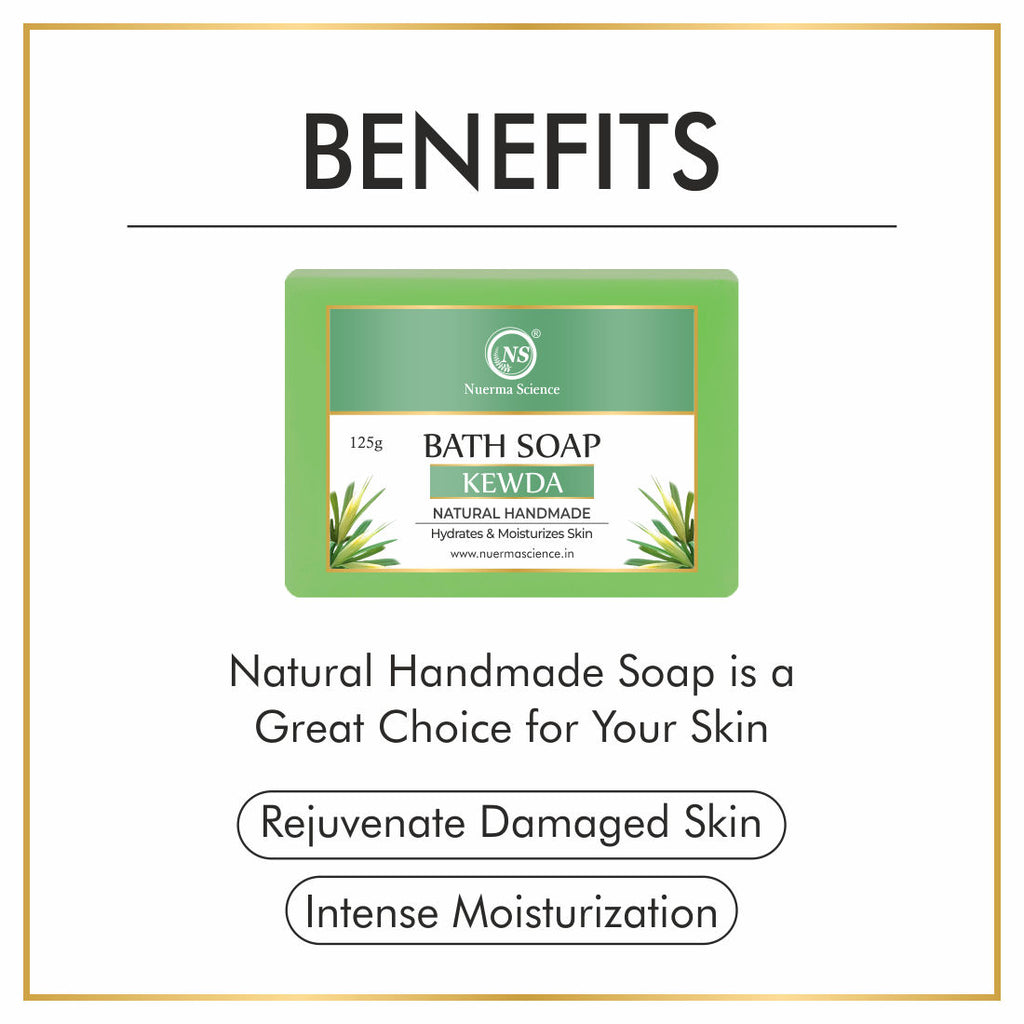 Natural Kewda Handmade Soap