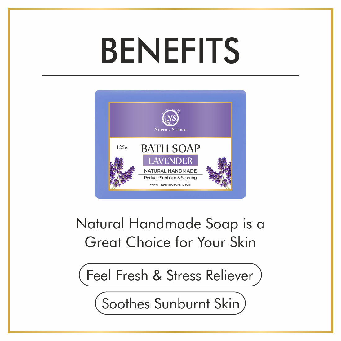Natural Handmade Lavender Soap