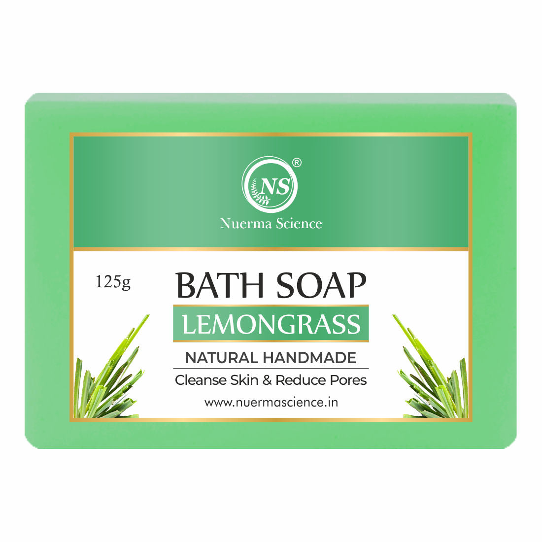 Natural Lemongrass Handmade Soap