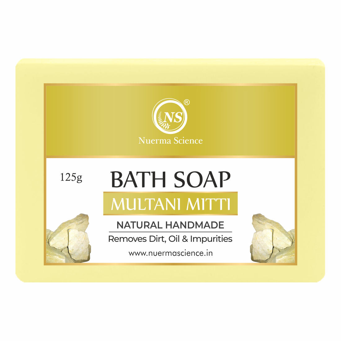 Natural Multani Mitti Handmade Bath Soap