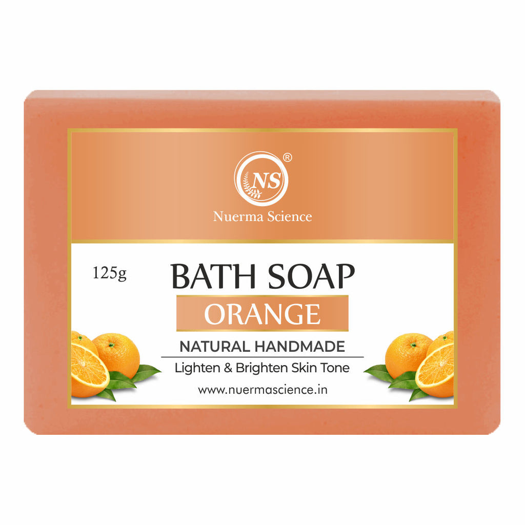 Natural Orange Handmade Bath Soap