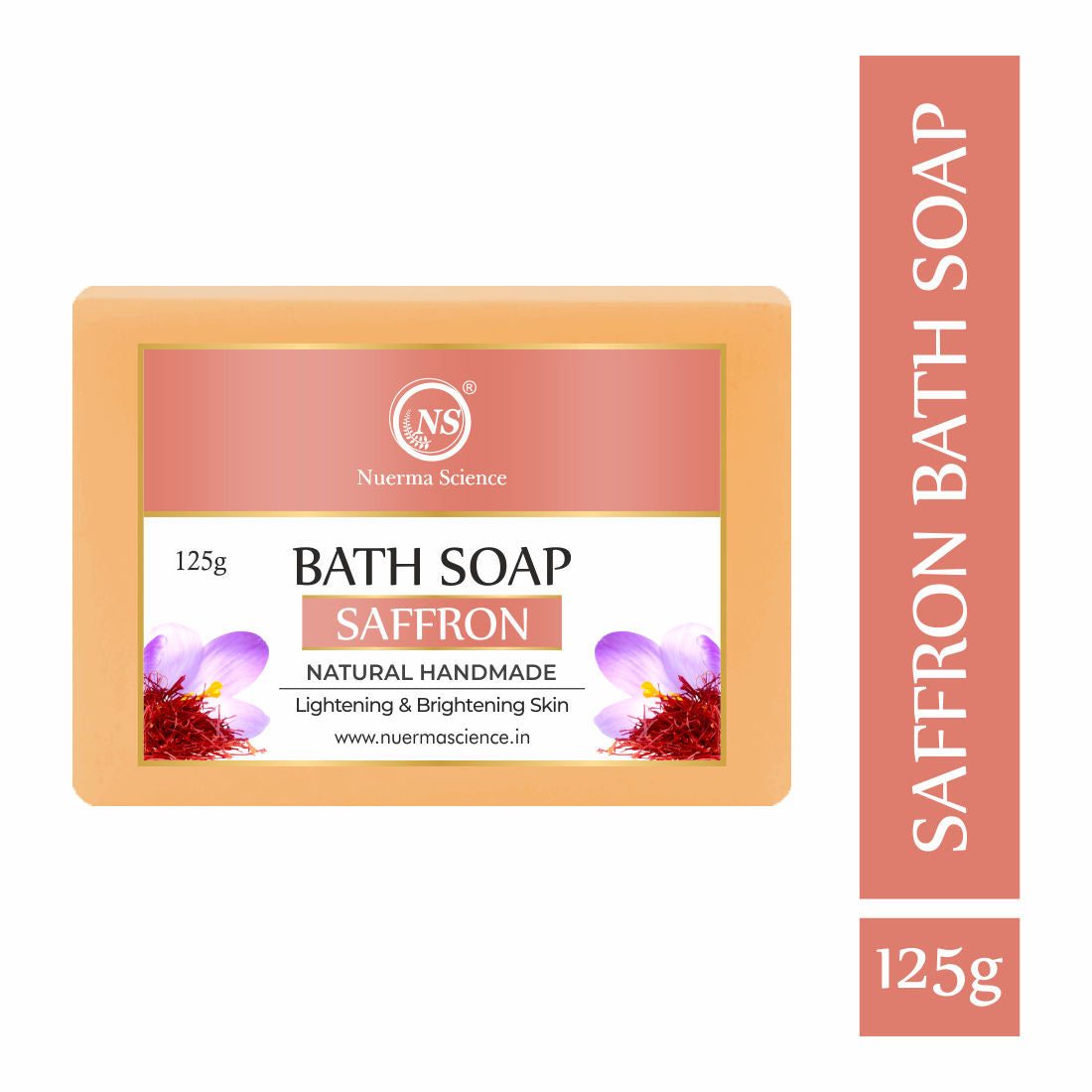 Natural Saffron Handmade Bath Soap