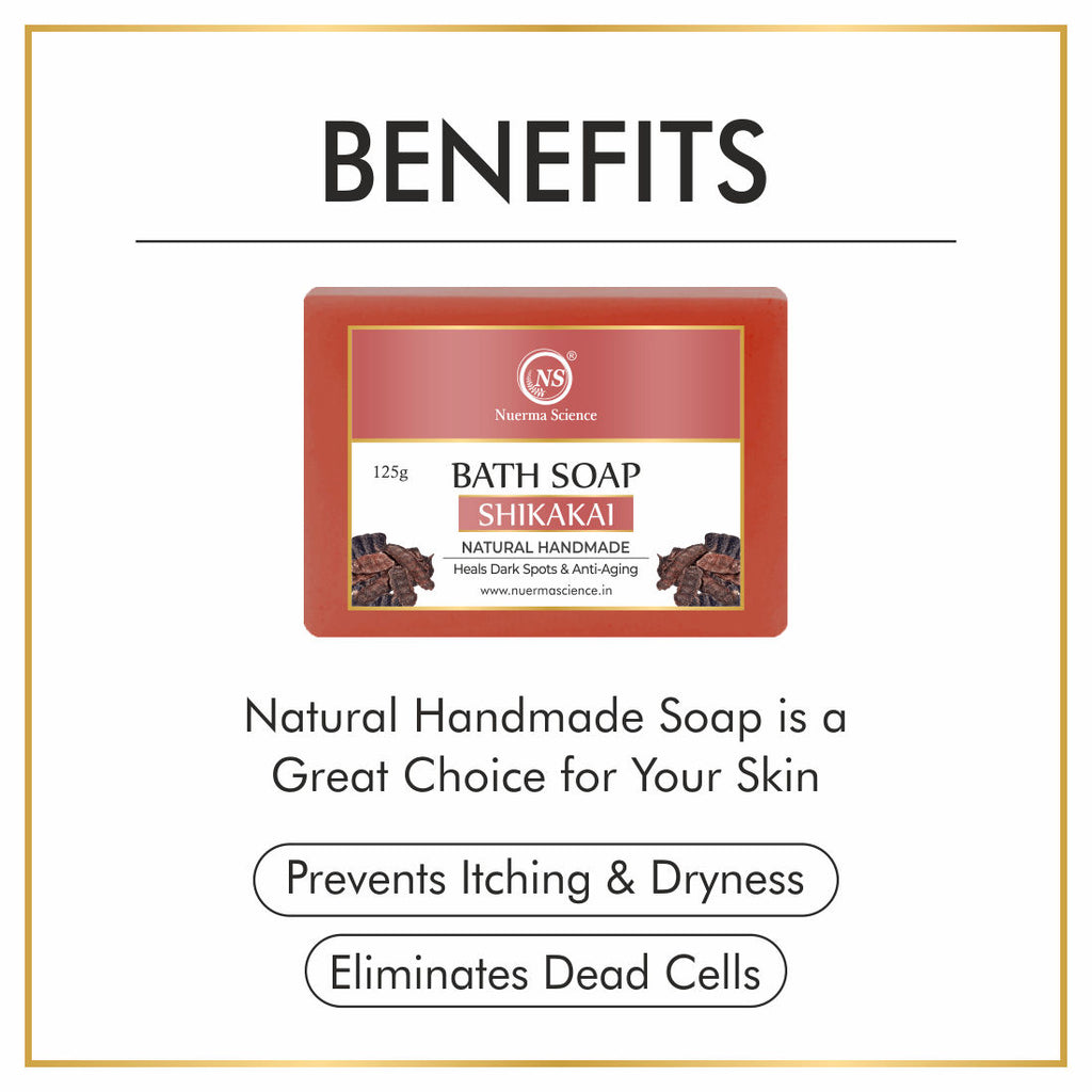 Natural Shikakai Handmade Bath Soap