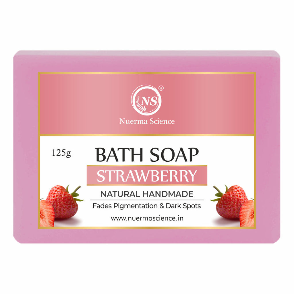 Natural Strawberry Handmade Bath Soap