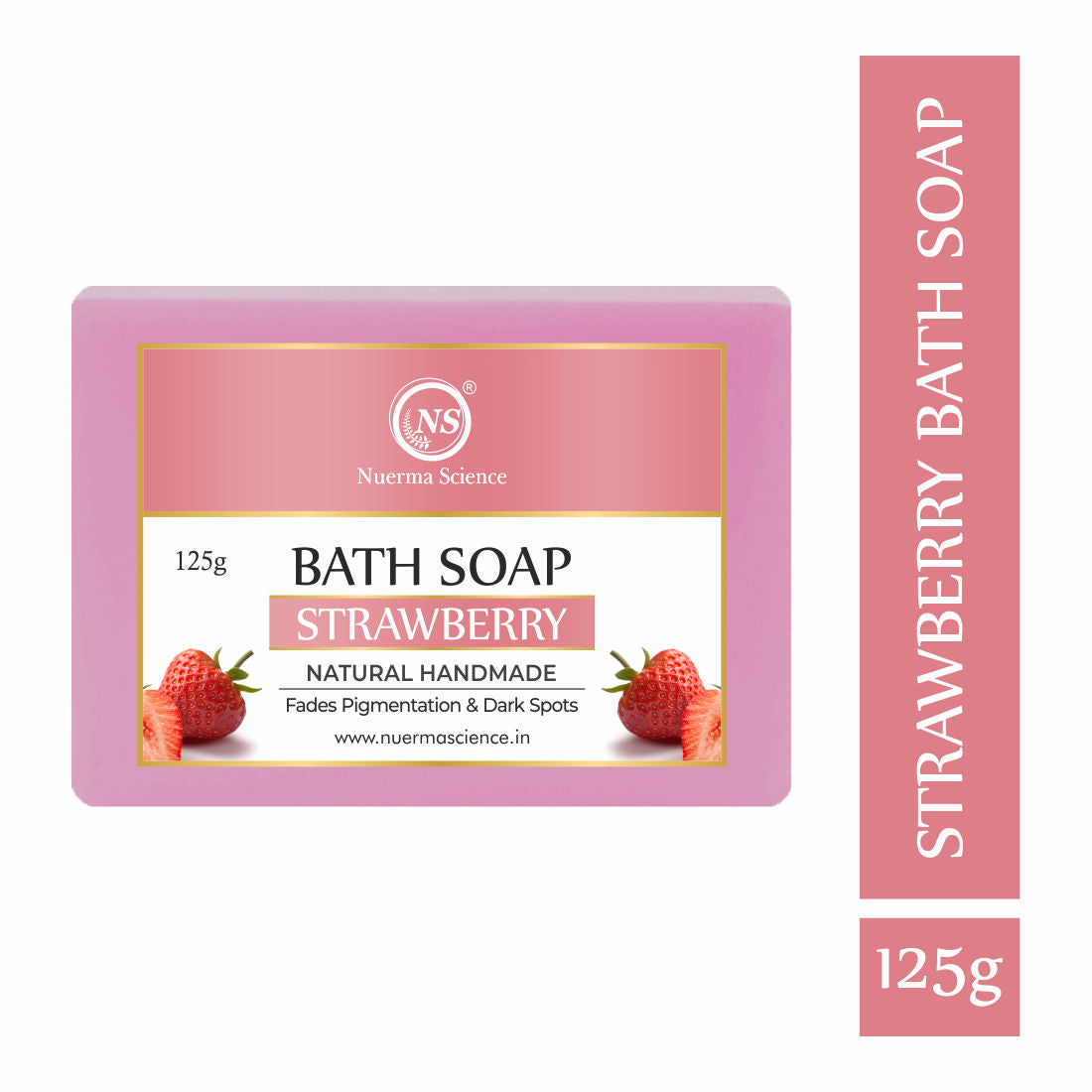 Natural Strawberry Handmade Bath Soap