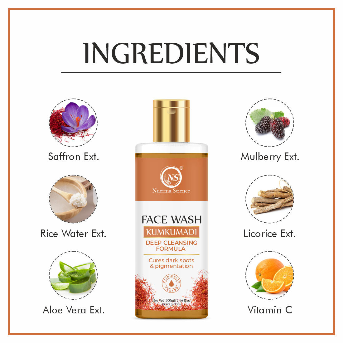 Kumkumadi Face Wash
