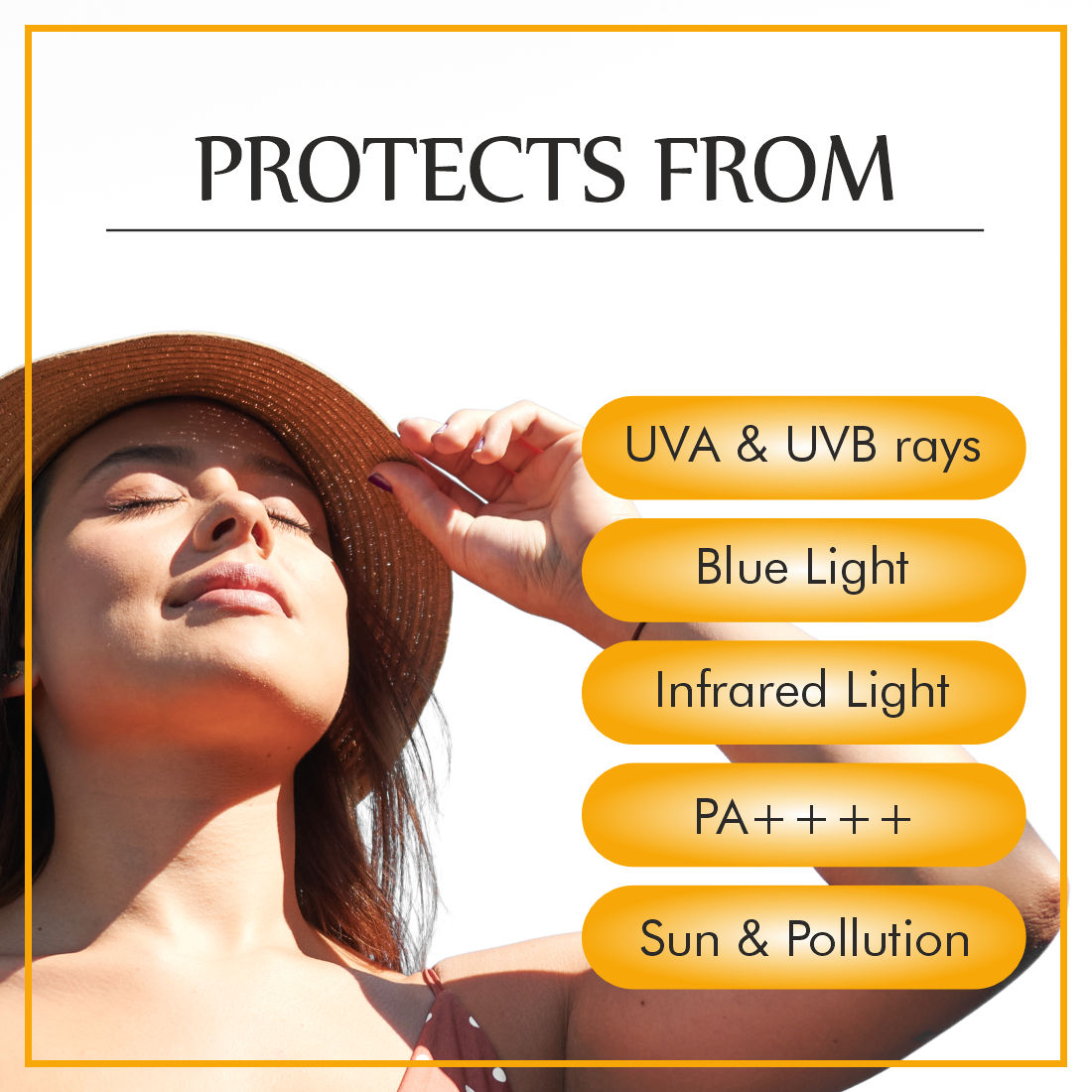 1% Acetyl Glucosamine Sunscreen Cream SPF 50 PA++++