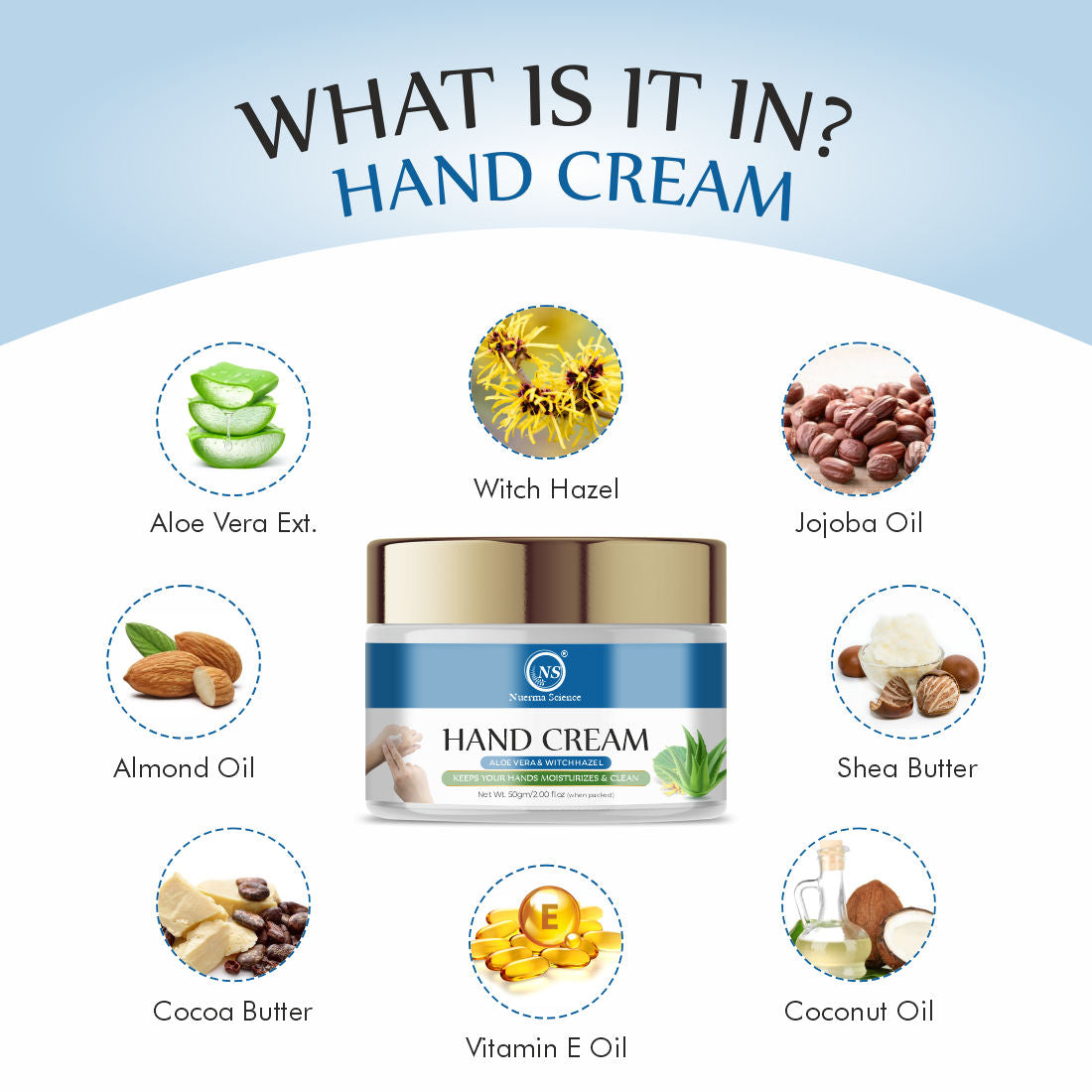 Aloe Vera & Witch Hazel Hand Cream