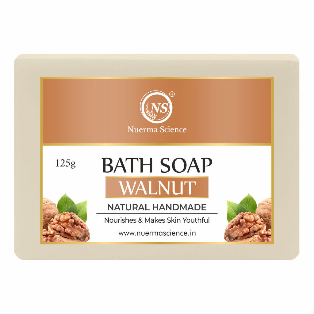 Natural Walnut Handmade Bath Soap