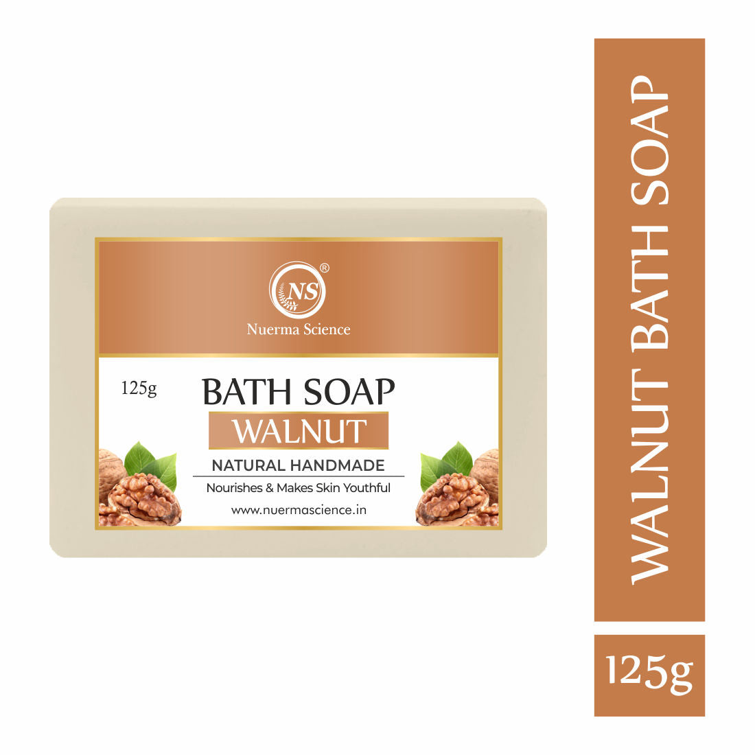 Natural Walnut Handmade Bath Soap