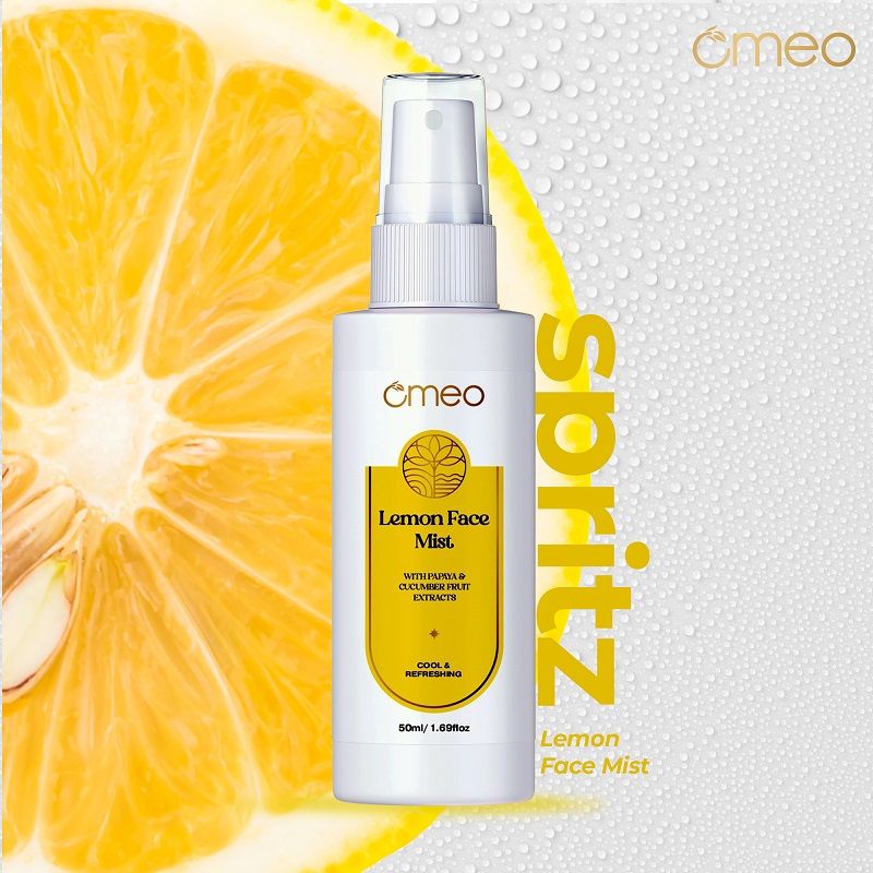 Lemon Face Mist With Papaya & Cucumber Extract - Cool & Refershing