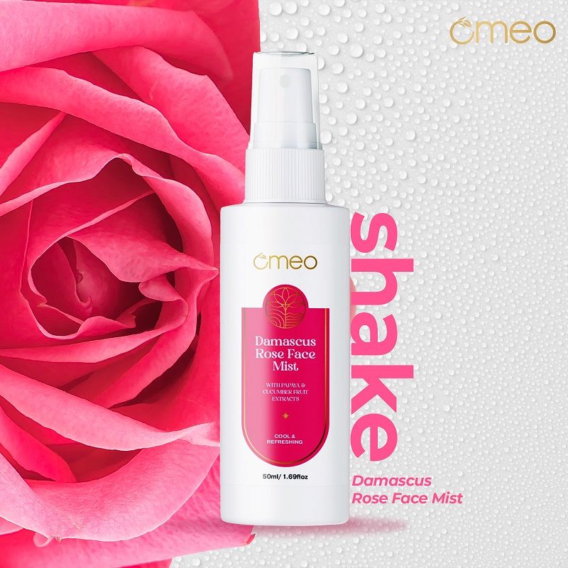 Damascus Rose Face Mist With Papaya & Cucumber Extract - Cool & Refershing