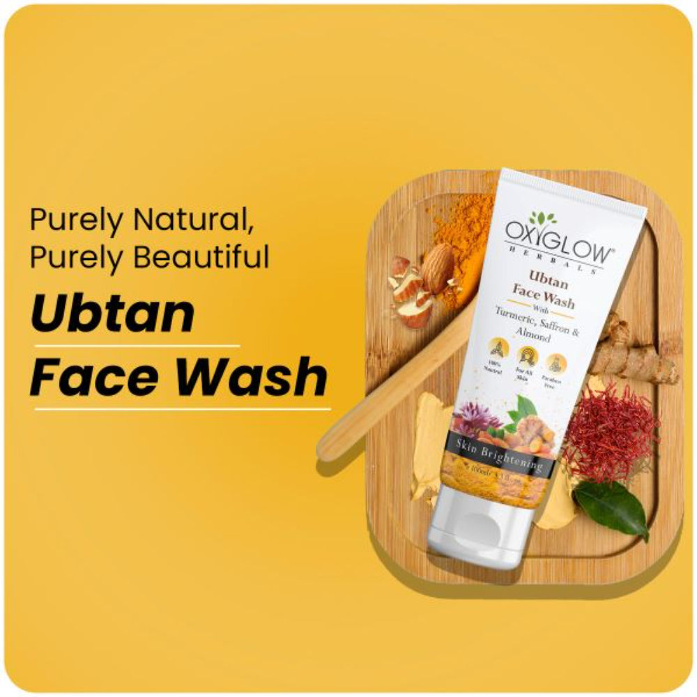 Ubtan Face Wash With Turmeric, Saffron & Almond