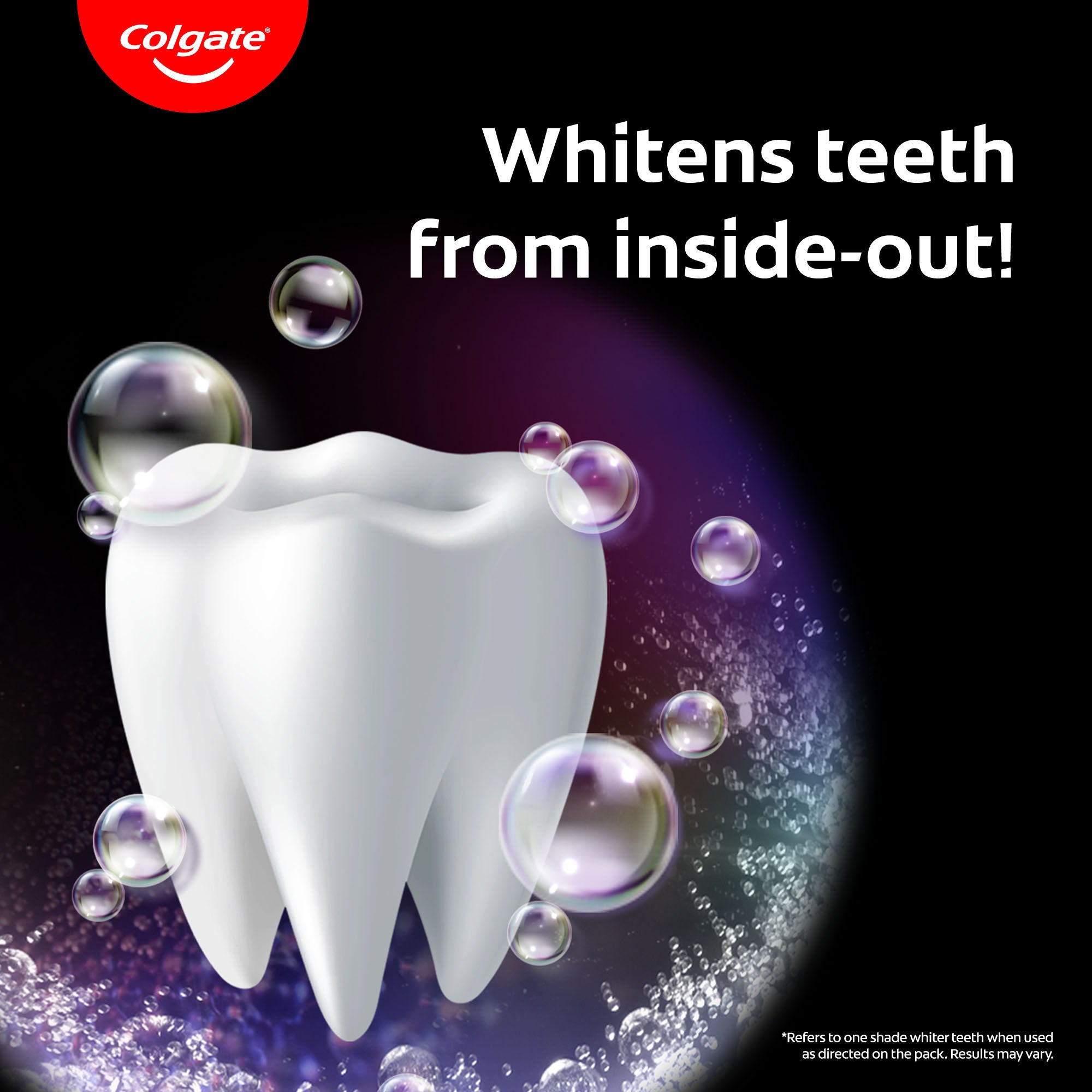 Visible White O2, Teeth Whitening Toothpaste - Peppermint Sparkle