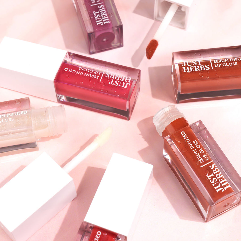Serum Infused Lip Gloss, Cherry Blossom – Glossy Finish & Hydrating Feel