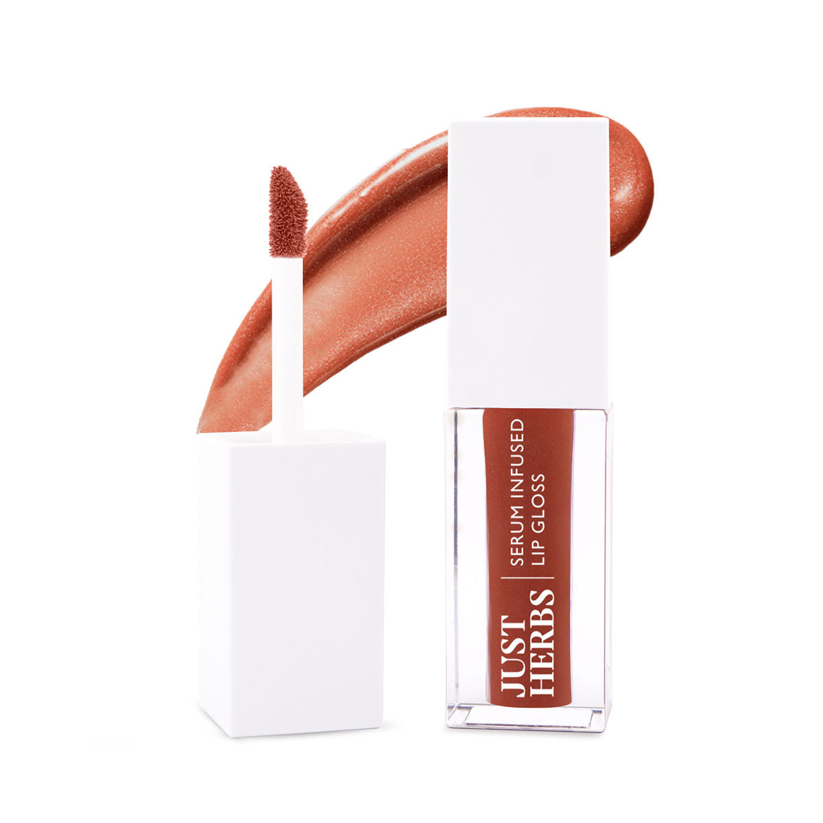 Serum Infused Lip Gloss, Cherry Blossom – Glossy Finish & Hydrating Feel - Peachy Glow
