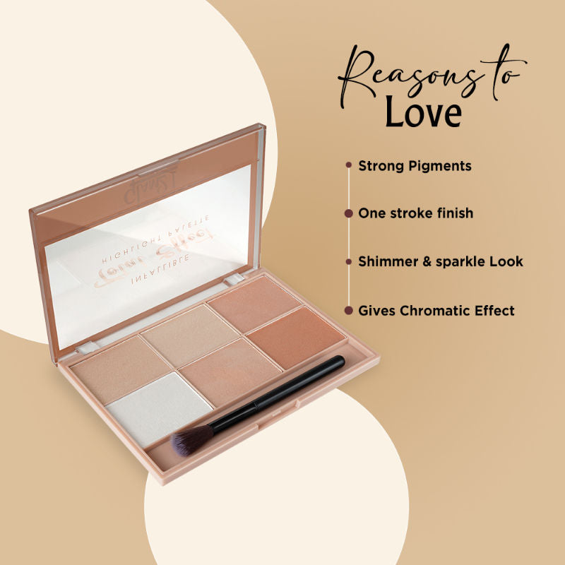 Total Effect 6 Shades Highlighter Palette