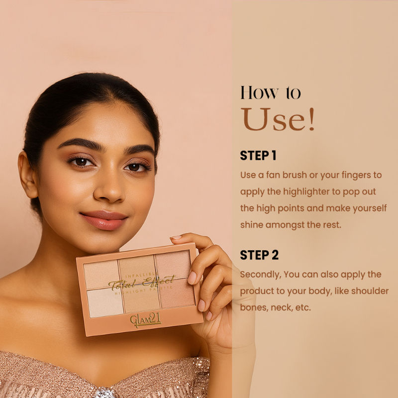 Total Effect 6 Shades Highlighter Palette