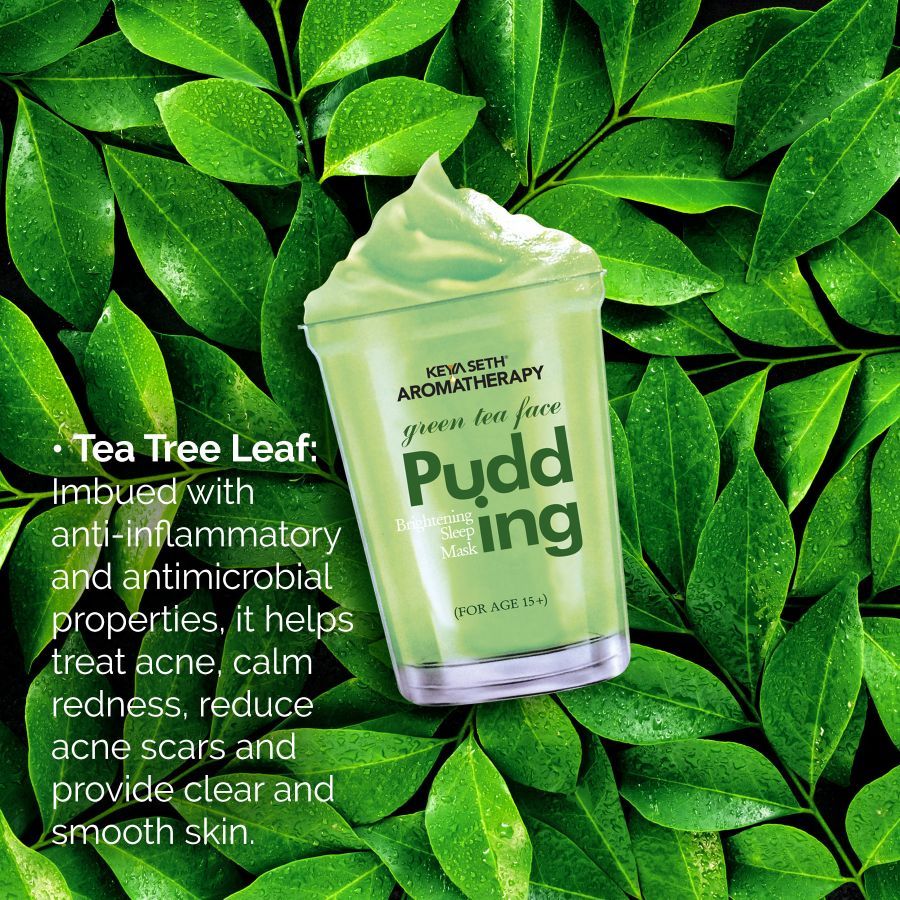 Keya Seth Aromatherapy, Green Tea Face Pudding Brightening Sleeping Mask